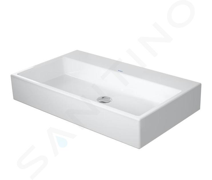 Duravit Vero Air - Umývadlo, 800x470 mm, bez prepadu, bez otvoru na batériu, biela 2350800070