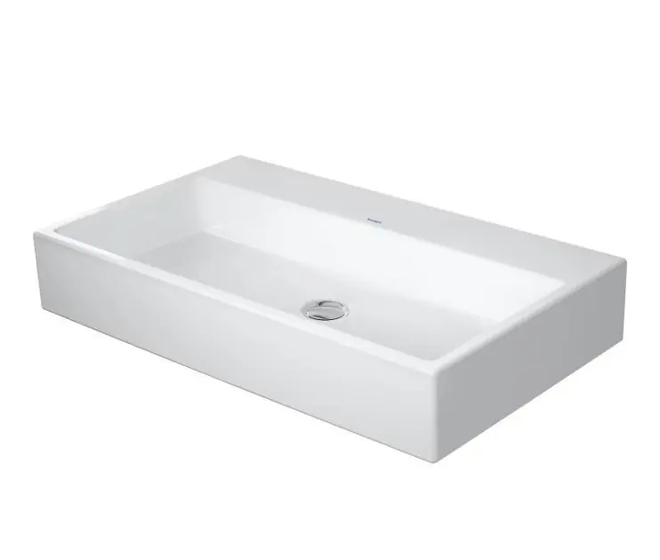 Duravit Vero Air - Meuble lavabo 80x47 cm, sans trop-plein, sans trou de robinetterie, blanc 2350800079