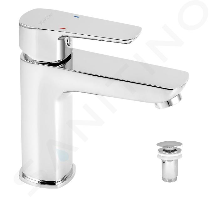 Novaservis Metalia 58 - Grifo de lavabo, con desagüe, cromo 58003,0