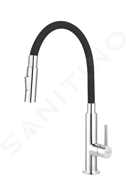 Elixir - Pulvérisateur de robinet flexible 360 ° Aérateur d'évier de  cuisine ABS Chrome poli pour eau chaude froide (argent) - Robinet de lavabo  - Rue du Commerce