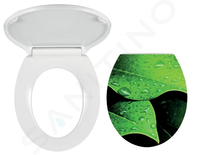 Novaservis Prestige - Abattant WC, duroplast, Softclose, blanc/impression couleur WC/SOFTNATURE