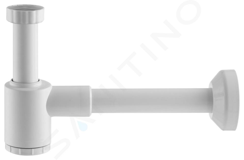 Bruckner Accesorios - Sifón de lavabo Crono 1 1/4, desagüe 32 mm, blanco 151.108.0