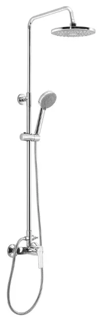 Bruckner Baron - Set de douche avec mitigeur, 5 jets, chrome 612.139.1