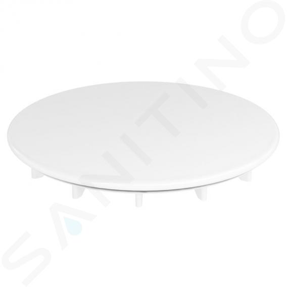 Kaldewei Accessori - Coperchio di scarico rotondo KA 120 per vaschette SuperPlan Plus, smalto, bianco 687772580001