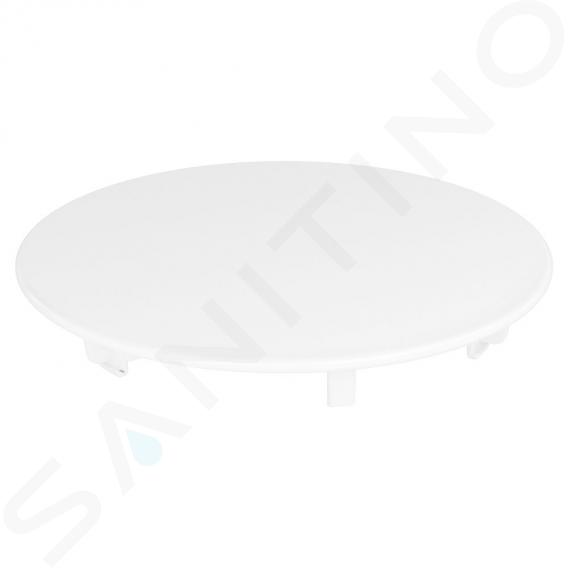 Kaldewei Accessori - Coperchio di scarico rotondo KA 90 per vasche da bagno, smalto, bianco 687772590001