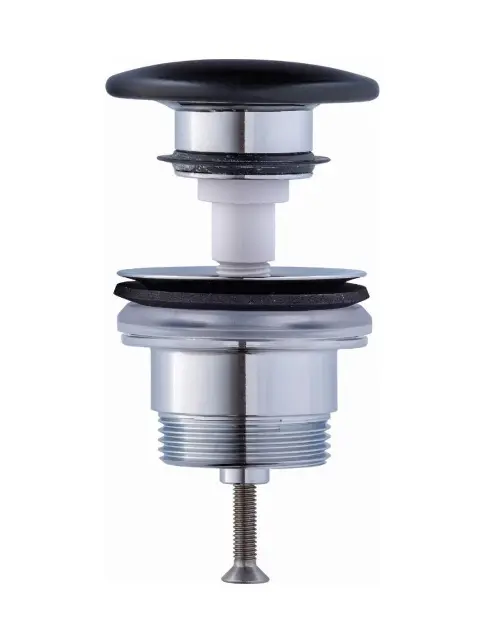 Duravit Akcesoria - Zamykany odpływ zlewozmywakowy Push-Open, 1 1/4, antracyt mat 0050791300