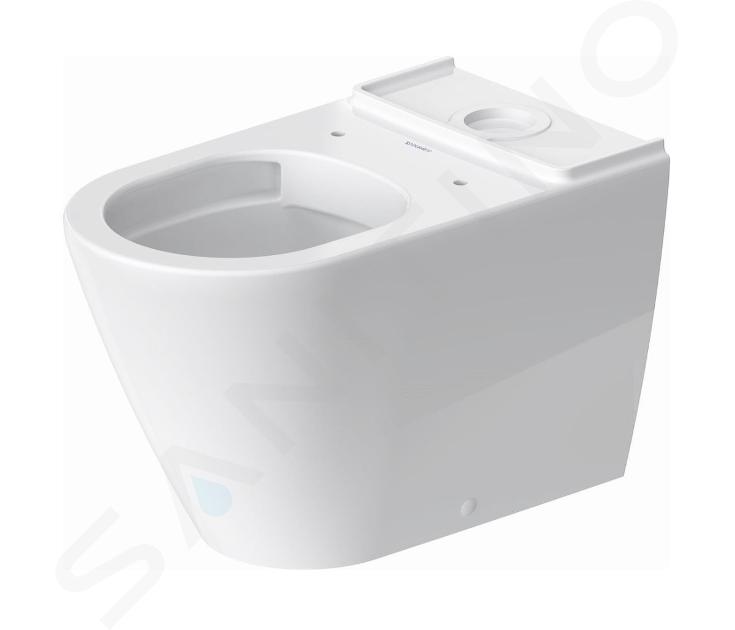 Duravit D-Neo - WC à poser, évacuation Vario, Rimless, blanc 2002090000