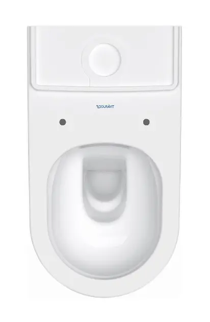 WC au sol avec réservoir bas Duravit Rimless®, réservoir d