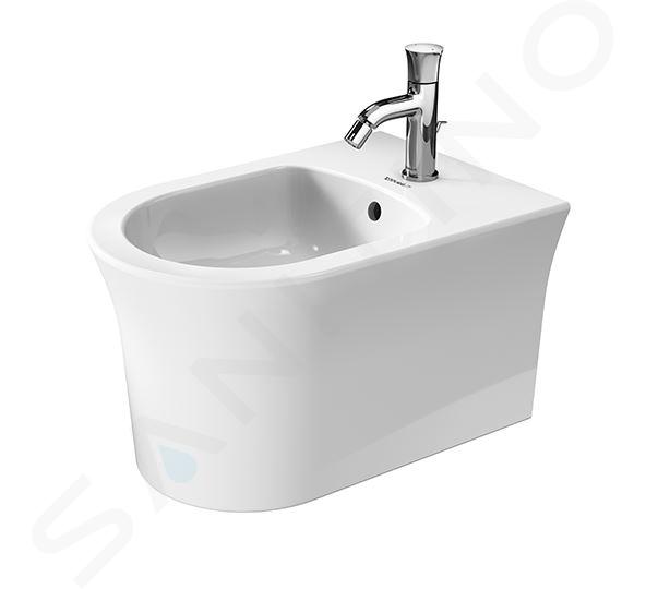 Duravit White Tulip - Závěsný bidet, s WonderGliss, bílá 22931500001