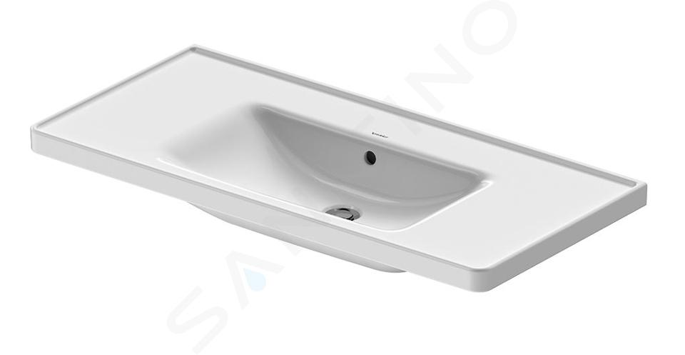 Duravit D-Neo - Lavoar 1000x480 mm, fără orificiu pentru baterie, alb 2367100060