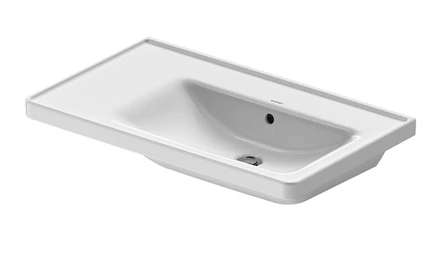 Duravit D-Neo - Umywalka meblowa 80x48 cm, bez otworu na baterię, biała 2370800060