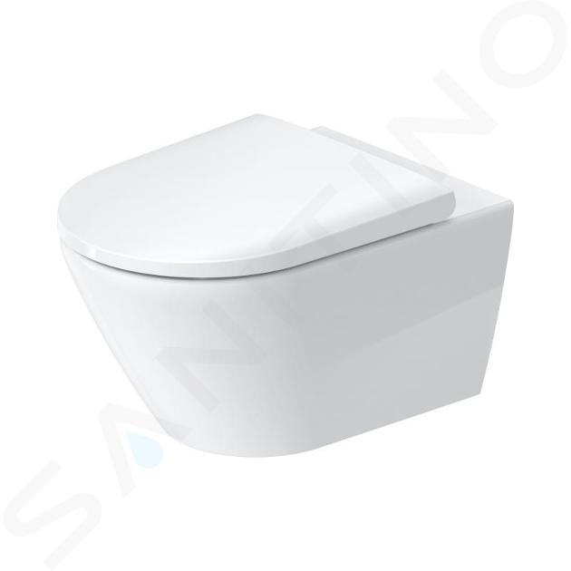 Duravit D-Neo - Miska WC montowana do ściany, bez kołnierza, biała 2577090000