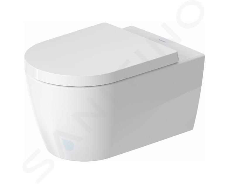 Duravit ME by Starck - Inodoro suspendido con HygieneFlush, Rimless, HygieneGlaze, blanco 2579092000