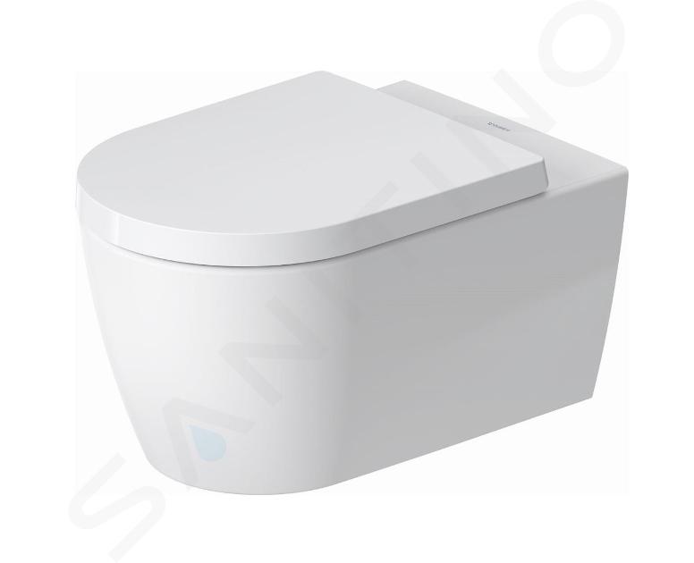Duravit ME by Starck - WC sospeso con HygieneFlush, Rimless, HygieneGlaze, bianco/bianco opaco 2579099000