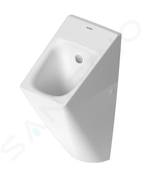 Duravit Viu - Urinario, suministro posterior de agua, Rimless, con WonderGliss, blanco 28163000071