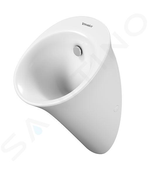 Duravit White Tulip - Urinoir, arrivée d'eau arrière, Rimless, blanc 2817300000