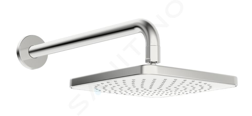 Hansa Basicjet - Douche de tête Style 200x200 mm bras de douche 350 mm, chrome 44360200