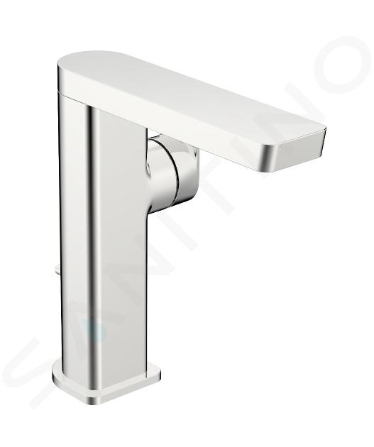 Hansa Stela - Mitigeur de lavabo avec bec pivotant et vidage, chrome 57152273