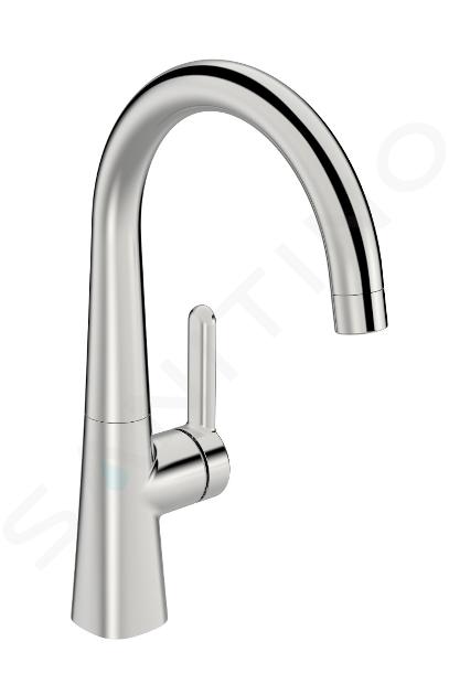 Hansa Designo - Miscelatore da lavabo con braccio di erogazione girevole, cromo 51492293