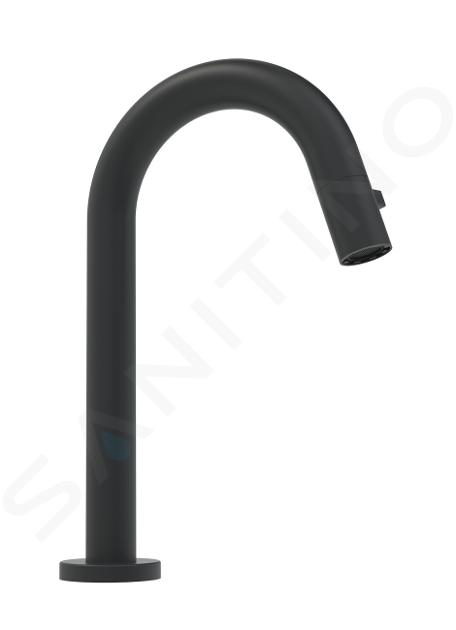 Hansa Nova Style - Bec déverseur de lavabo, noir mat 5091810133