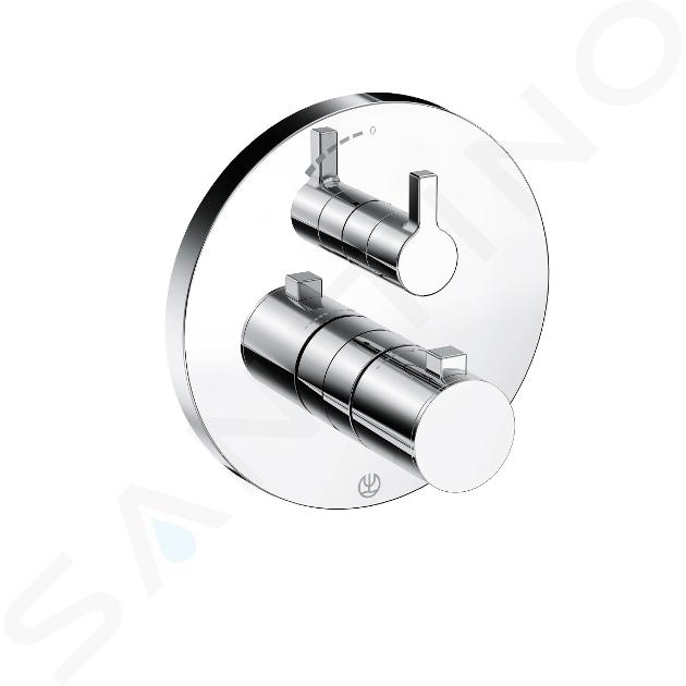 Kludi Nova Fonte - Mitigeur thermostatique de douche à encastrer, chrome 208350515