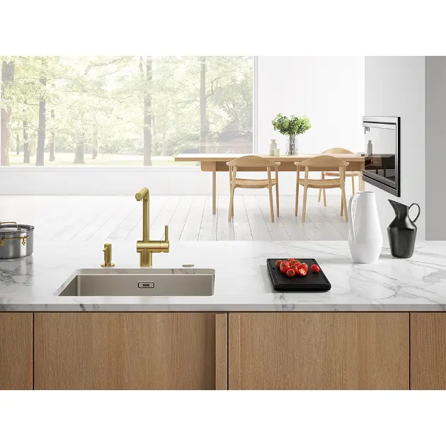 Grohe Veletto - Keukenkraan met uittrekbare sproeikop, supersteel 30419DC0