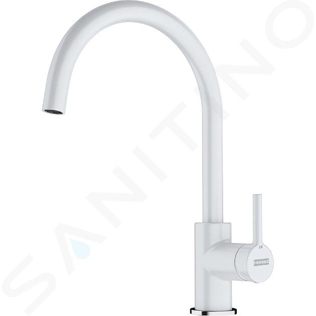 Franke Lina - Miscelatore da lavello FC 6018.094, ghiaccio bianco 115.0626.024