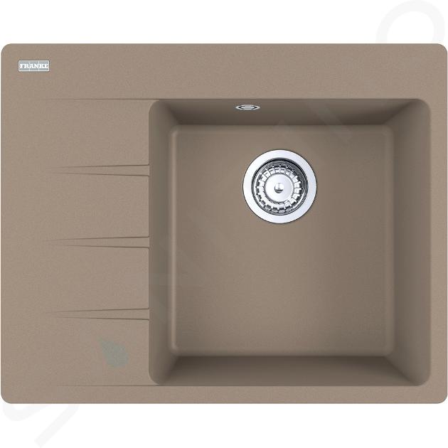 Franke Centro - Fragranit-Spüllbecken CNG 611-62 TL/7, 62x50 cm, Kaschmir 114.0637.437