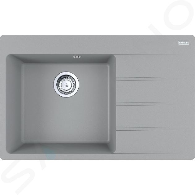 Franke Centro - Évier en Fragranite CNG 611-78 TL/2, 78x50 cm, pierre grise 114.0637.516