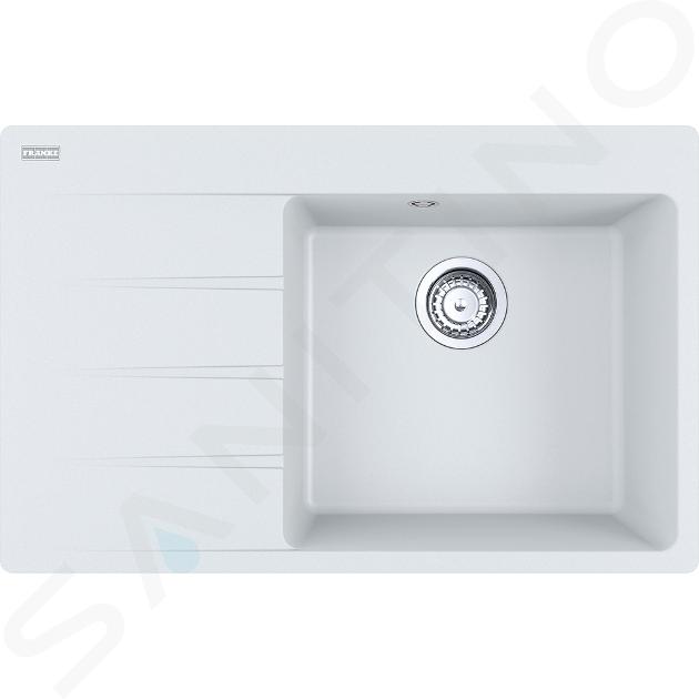 Franke Centro - Évier en Fragranite CNG 611-78 TL / 7, 78x50 cm, blanc-glace 114.0637.505