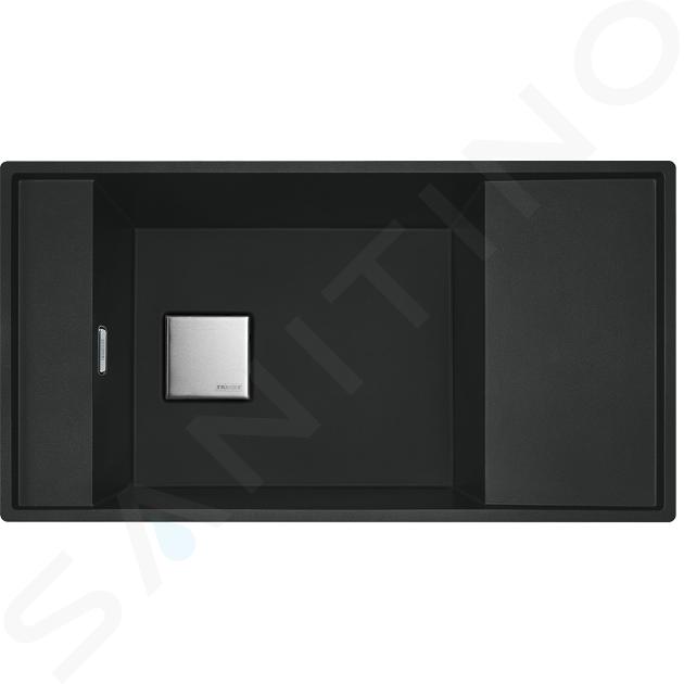 Franke Fresno - Évier en Fragranite FSG 211/111, 860x458 mm, noir mat 135.0652.557