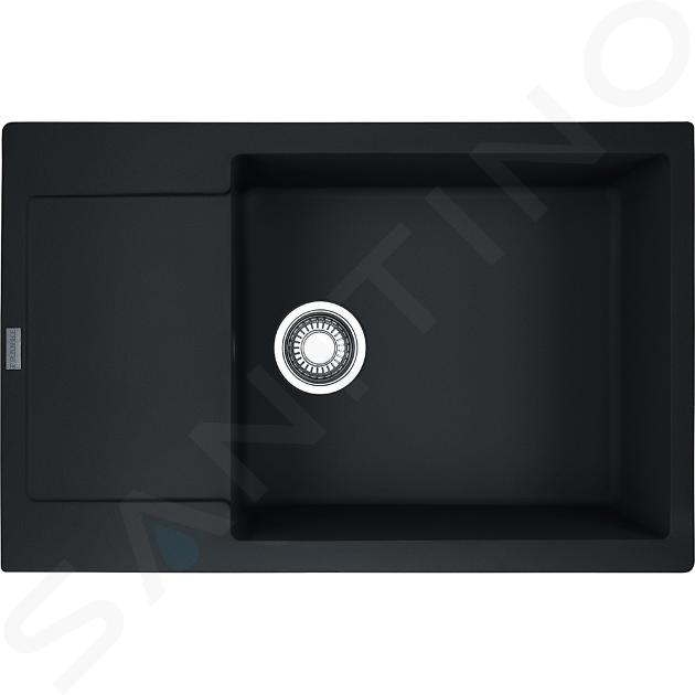 Franke Maris - Fragranit-Spüllbecken MRG 611-78 BB, 78x50 cm, schwarz matt 114.0637.575