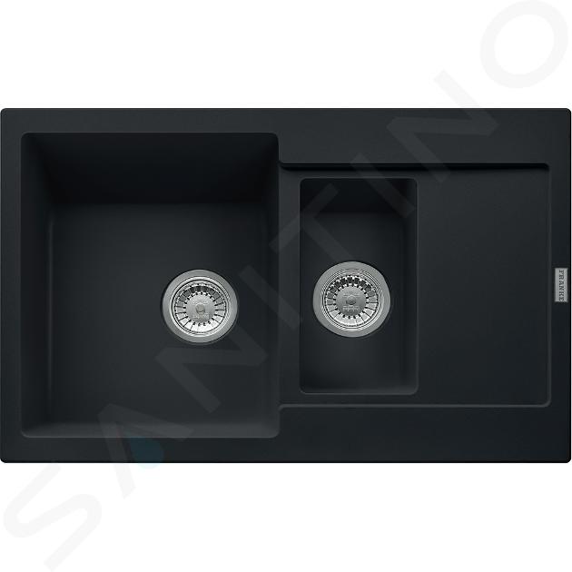 Franke Maris - Fragraniet spoelbak MRG 651-78, 78x50 cm, mat zwart 114.0637.579