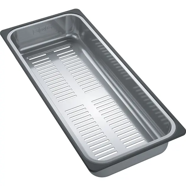Franke Scolapiatti In Acciaio Inox Per Lavello Basis – Modello 112.0250.014, Grigio, 16x30 Cm - 3