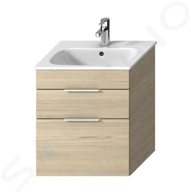 Jika Deep - Mobile con lavabo, 53x42x61 cm, frassino H41J6134025141