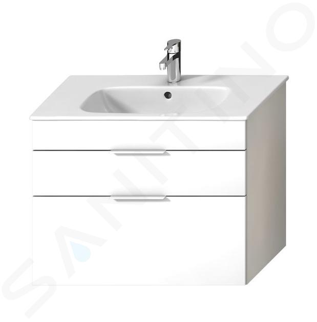 Jika Deep - Mobile con lavabo, 78x42x61 cm, bianco H41J6154023001