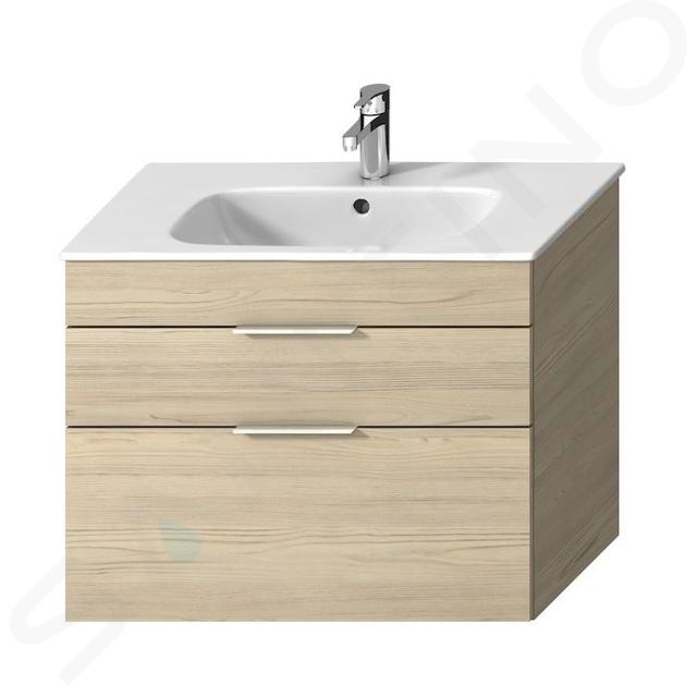 Jika Deep - Mobile con lavabo, 78x42x61 cm, frassino H41J6154025141