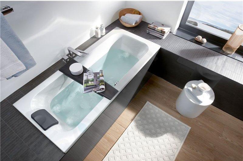 Villeroy & Boch Accessori - Poggiatesta multifunzione per vasca da bagno,  antracite U906100PA