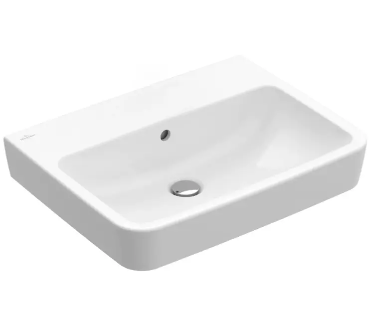 Levně Villeroy & Boch O.novo - Umyvadlo na desku, 65x46 cm, s přepadem, bez otvoru pro baterii, alpská bílá 4A41KJ01
