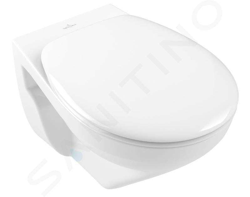 Villeroy & Boch O.novo - Závěsné WC, DirectFlush, alpská bílá 7682R001