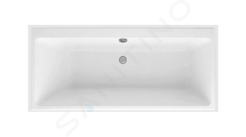 Villeroy & Boch Subway - Badewanne Duo, 170x75 cm, Quaryl, Alpinweiß UBA170SUB2V-01