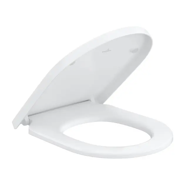 Saniclass Abattant WC déclipsable et frein de chute blanc pour cuvette  Villeroy & Boch Subway 2.0 avec kit de fixation blanc alpin brillant 