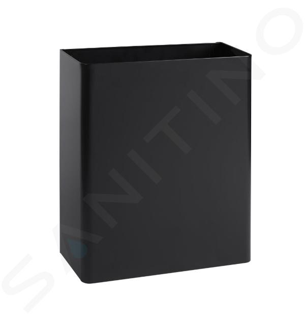 Sanela Pattumiere - Pattumiera, volume 26,5 l, acciaio inox/nero SLZN 23V