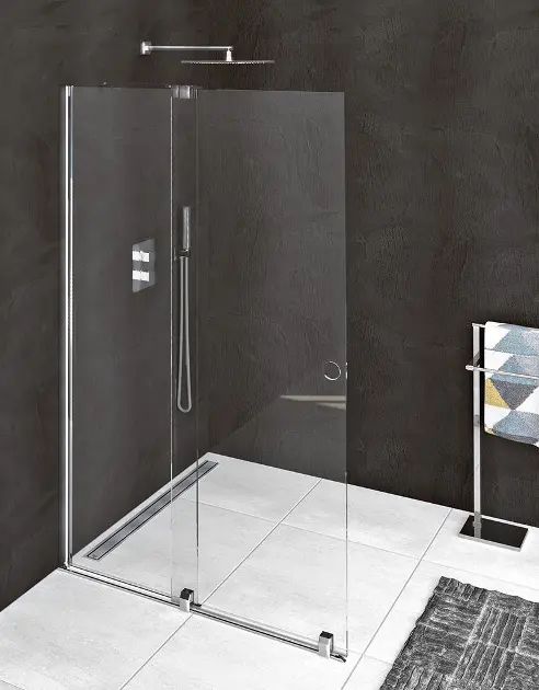 Polysan Modular Shower - Плъзгаща се душ кабина 160 см, с водачи, прозрачно стъкло MS5-160