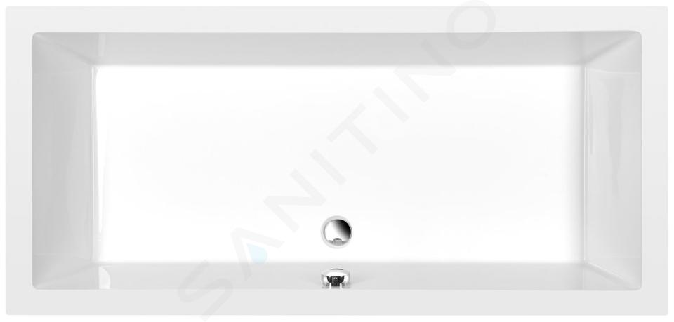 Polysan Deep - Piatto doccia profondo, 160x75x26 cm, bianco 72385