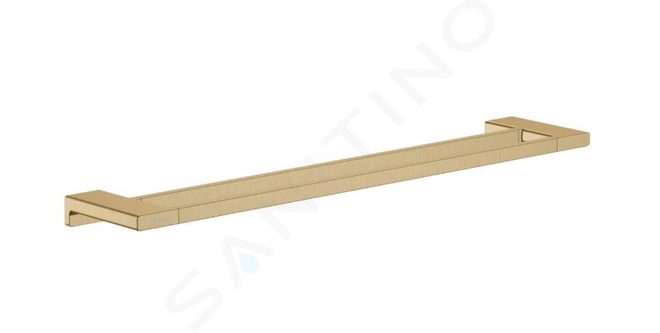 Hansgrohe AddStoris - Toallero doble, longitud 650 mm, bronce cepillado 41743140