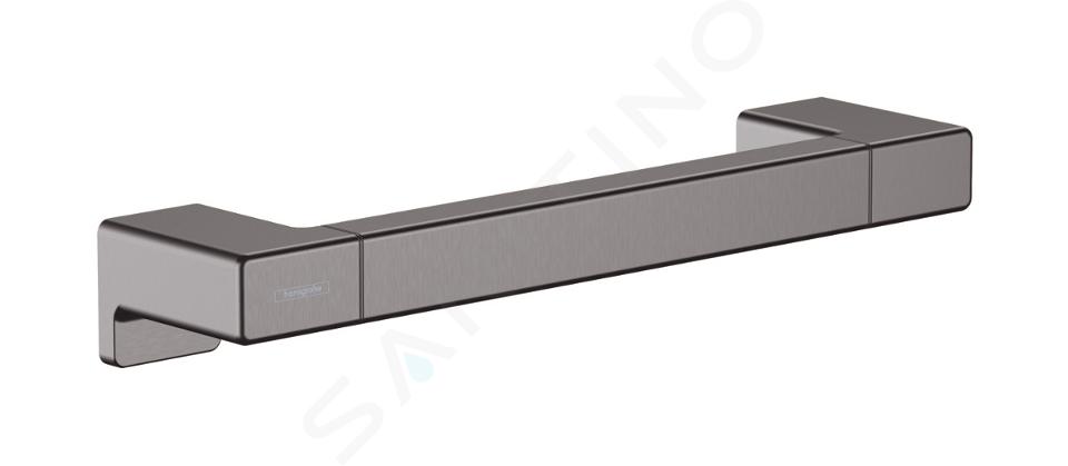 Hansgrohe AddStoris - Maniglione, lunghezza 350 mm, cromo nero spazzolato 41744340