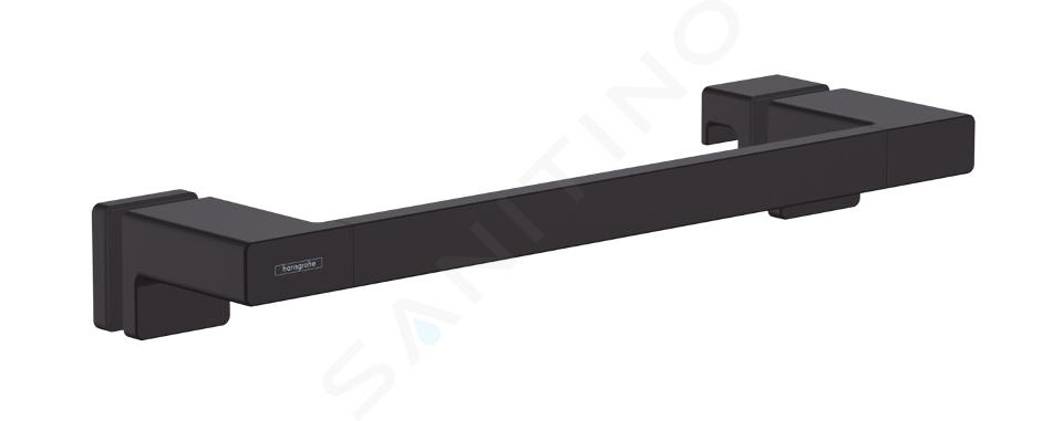 Hansgrohe AddStoris - Mâner ușă duș, lungime 400 mm, negru mat 41759670