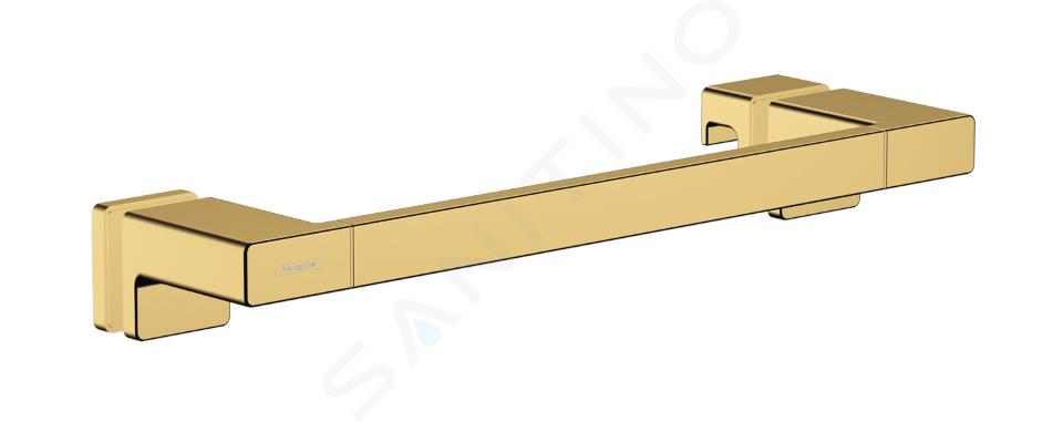 Hansgrohe AddStoris - Maniglione per ante doccia, lunghezza 400 mm, color oro lucido 41759990