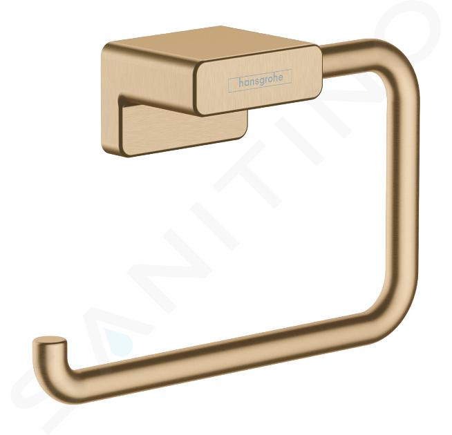 Hansgrohe AddStoris - Suport hârtie igienică, bronz periat 41771140